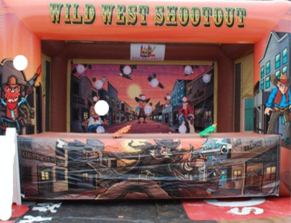 Wild West Inflatable Shoot Out