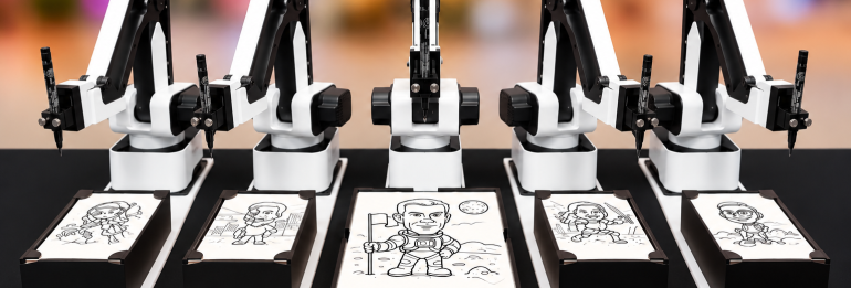 Live Robotic Sketch Artist